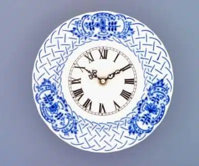 Zwiebelmuster - Prägeuhr 18 cm - Original Zwiebelmuster 1. Wahl