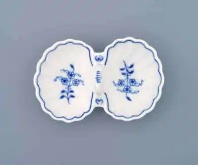 Zwiebelmuster - Zweiteiliger Salzstreuer 12 cm - Original Zwiebelmuster, 1. Wahl
