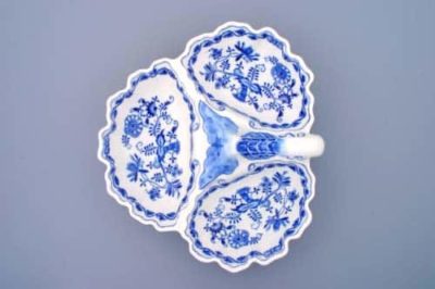 Zwiebelmuster - Cabaret dreiteilig 30 cm - Original Zwiebelmuster 1. Wahl