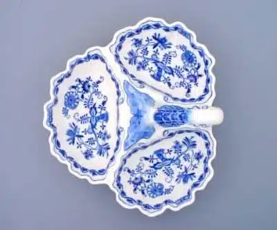 Zwiebelmuster - Cabaret dreiteilig 30 cm - Original Zwiebelmuster 1. Wahl