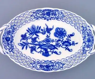 Zwiebelmuster - Durchbrochener Korb 18,5 cm - Original Zwiebelmuster 1. Wahl