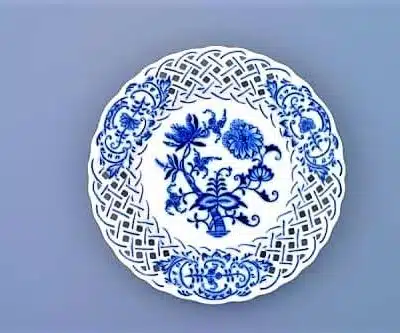 Zwiebelmuster - Durchbrochener Teller 24 cm - Original Zwiebelmuster, 1. Wahl