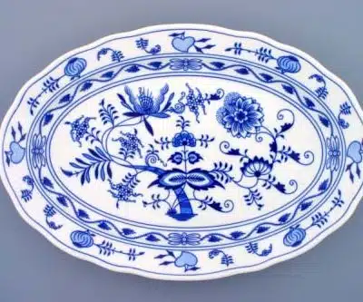 Zwiebelmuster - Schale oval 43 cm - Original Zwiebelmuster 1. Wahl