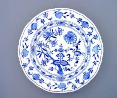 Zwiebelmusterschale - 34 cm runde Schale - Original Zwiebelmuster, 1. Wahl