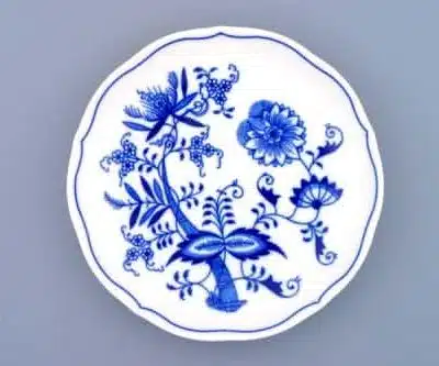 Zwiebelmuster - Brühe-Untertasse 17,5 cm - Original Zwiebelmuster-Porzellan 1. Wahl