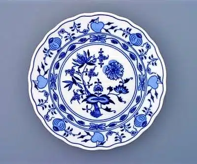 Zwiebelmuster - Flacher Teller 21 cm - Original Zwiebelmuster 1. Wahl