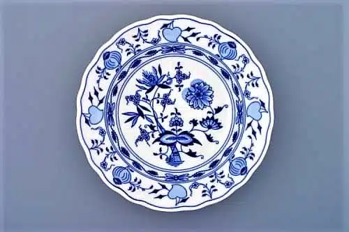 Zwiebelmuster - Teller 24 cm tief - Original Zwiebelmuster, 1. Wahl
