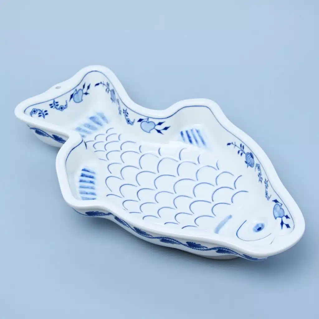 Zwiebelmuster - Backform - Karpfen - Original Zwiebelmuster 1. Wahl – Bild 2