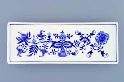 Zwiebelmuster - Fischschale 10,4 x 27,5 cm - Original Zwiebelmuster Porzellan 1. Wahl