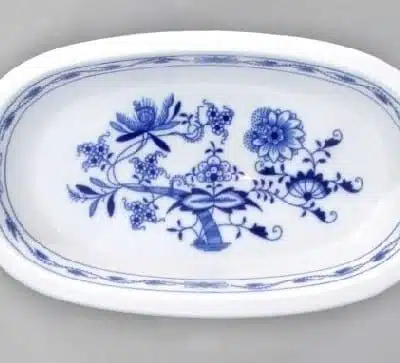 Zwiebelmuster - Auflaufform mit Ohren 24,5 cm - Original Zwiebelmuster, 1. Wahl