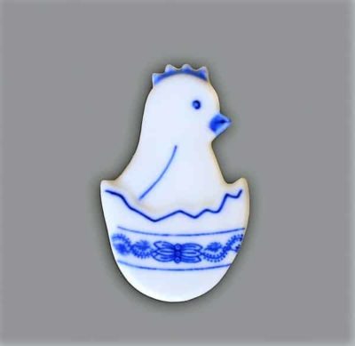 Zwiebelmuster - Magnet - Huhn - Original Zwiebelmuster 1. Wahl