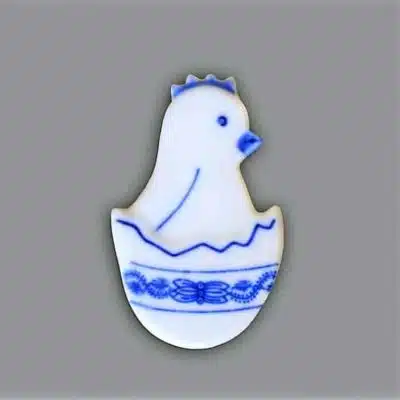 Zwiebelmuster - Magnet - Huhn - Original Zwiebelmuster 1. Wahl