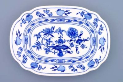 Zwiebelmuster - Flache Schale 24 cm - Original Zwiebelmuster, 1. Wahl