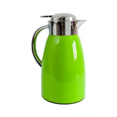 Grüne Thermoskanne für Kaffee und Tee