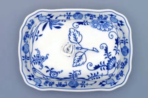Zwiebelmuster - Butterdose 19 x 15 cm - Original Zwiebelmuster 1. Wahl – Bild 2