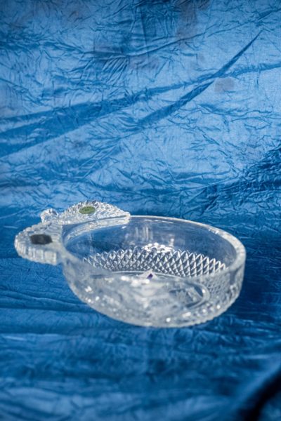 Kristallgeschliffene Schüssel Pflaume 12 cm – Bild 5