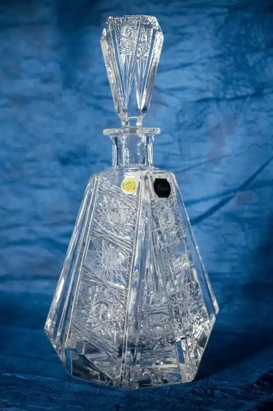 Kristallgeschliffene Karaffe Whiskyflasche 500 ml
