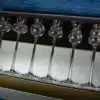 Mundgeblasene Probiergläser 65 ml, 6er-Set