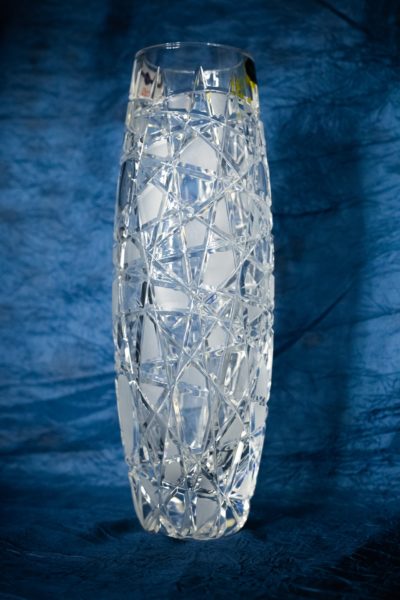 Geschliffene Kristallvase 30 cm – Bild 5
