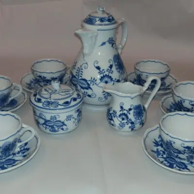 Zwiebelmuster - Kaffeeservice 0,12 l - Original Zwiebelmuster Porzellan 1. Wahl