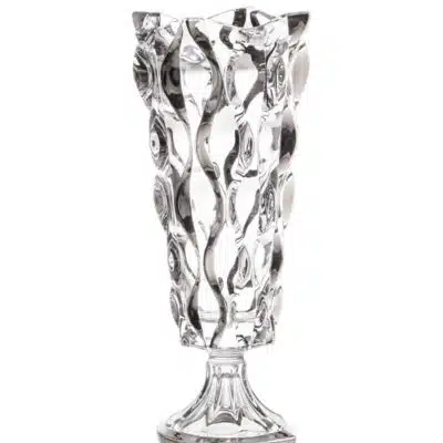Kristallvase Samboa Platin 40,5 cm