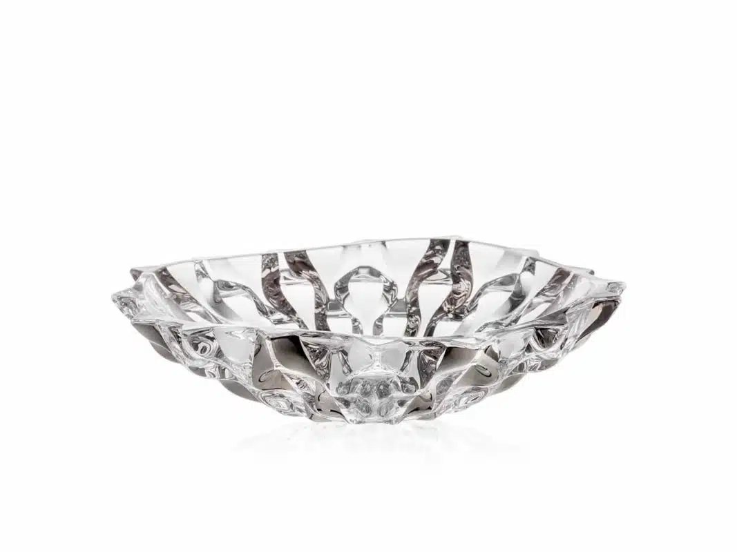 Kristallschale Samboa Platin 35 cm