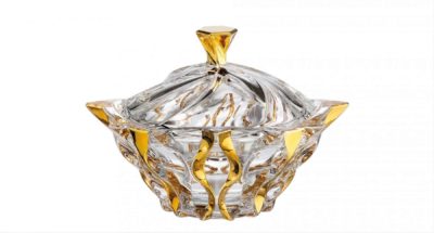 Kristallglas Samboa Gold 21 cm