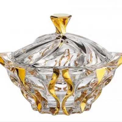 Kristallglas Samboa Gold 21 cm