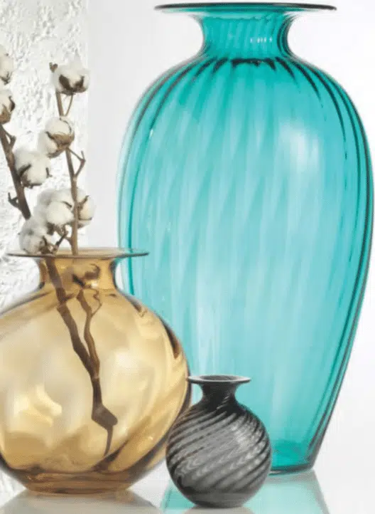 Vase ELIOT hellblau H28 cm – Bild 2
