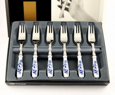 Zwiebelmuster - Dessertgabeln - Set à 6 Stück