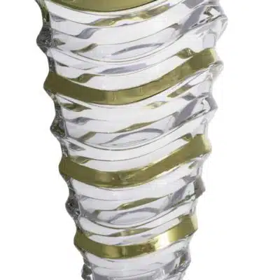 Kristallvase Vavea hellgold 34 cm