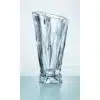 Kristallvase Eckvase 36 cm