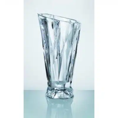 Kristallvase Eckvase 36 cm