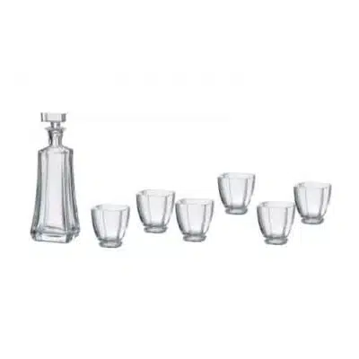 Set bestehend aus 1 Whisky + 6 Gläsern