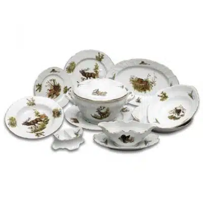 Lunchset für 6 Personen Bern Jagd Goldlinie
