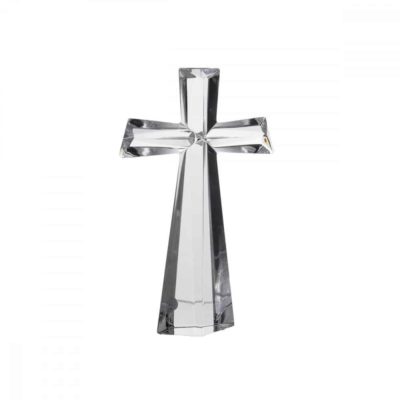Religiöse Kristallstatuette Kreuz 17,5 cm – Bild 2
