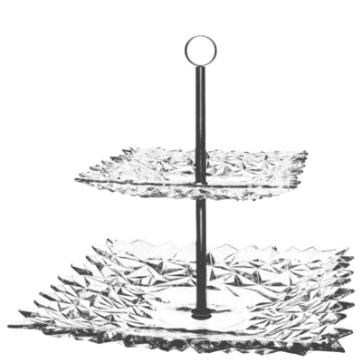 Schüssel Gla zweistufiger Teller 30,5 cm