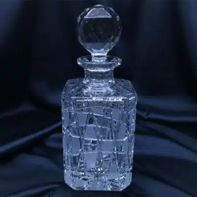 Kristallgeschliffene Whiskyflasche 800 ml