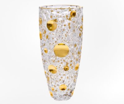 Kristallvase Lisa Vase gold 35 cm