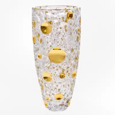 Kristallvase Lisa Vase gold 35 cm