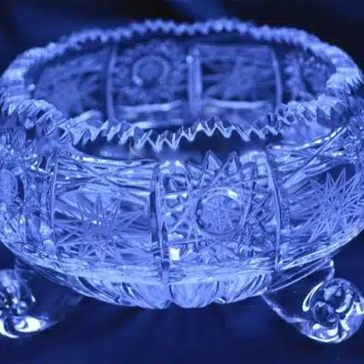 Geschliffene Kristallschale 11 cm