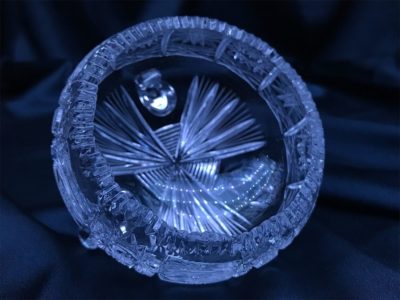 Geschliffene Kristallschale 11 cm – Bild 4