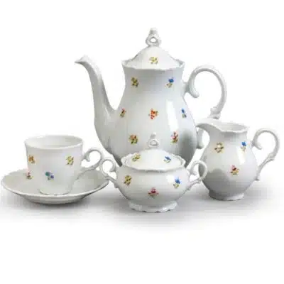Kaffeeservice für 6 Personen Ophelis bunte Blume