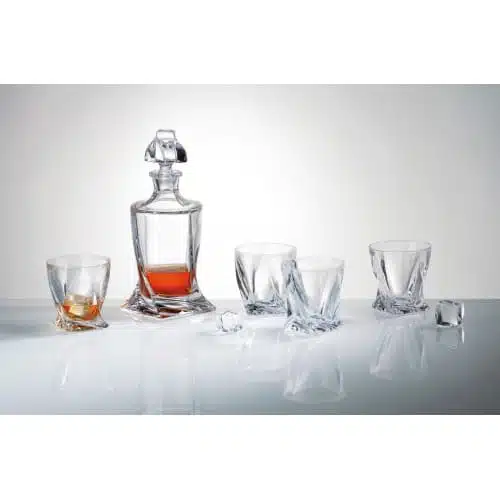 Set Quad Whisky 1 + 6 Gläser