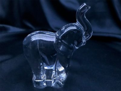 Kristallgeschliffener dekorativer Elefant 8 cm – Bild 2