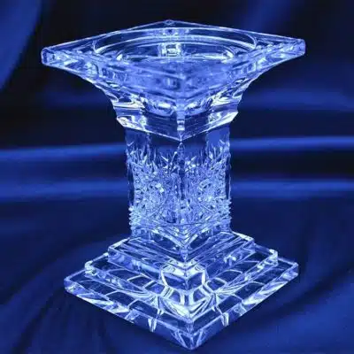 Kerzenhalter aus geschliffenem Kristall, 13,5 cm