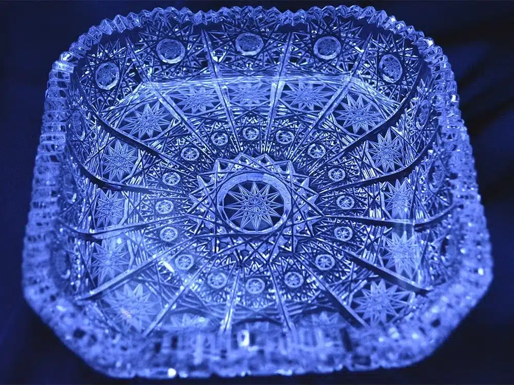 Kristallgeschliffener Teller 13 cm