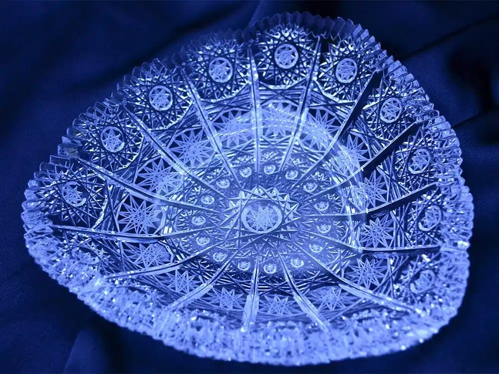 Kristallgeschliffener Teller 16 cm