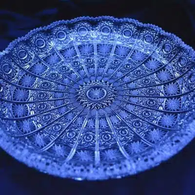Kristallgeschliffener Teller 25 cm