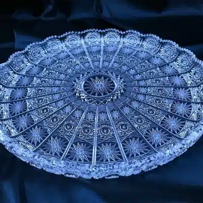 Kristallgeschliffener Teller 28 cm